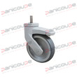 NYLON SWIVEL CASTORS WITH SCREW AND BRAKE product photo