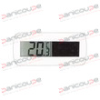 SOLAR-POWERED LCD DIGITAL THERMOMETER (BATTERY-FREE) product photo